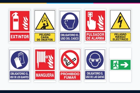 Opciones de señalización para distintos espacios